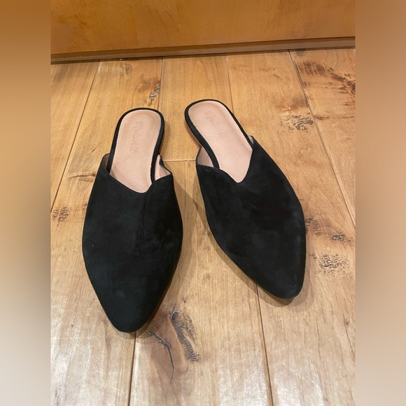 Madewell The Remi Mule - Black Suede EUC - Picture 2 of 5
